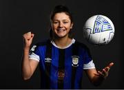 24 February 2022; Roisin Molloy during an Athlone Town Women squad portrait session at Athlone Town Stadium in Athlone. Photo by Harry Murphy/Sportsfile