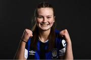 24 February 2022; Lucy Jayne Grant during an Athlone Town Women squad portrait session at Athlone Town Stadium in Athlone. Photo by Harry Murphy/Sportsfile