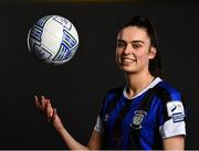 24 February 2022; Jessica Hennessy during an Athlone Town Women squad portrait session at Athlone Town Stadium in Athlone. Photo by Harry Murphy/Sportsfile