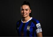 24 February 2022; Jessica Hennessy during an Athlone Town Women squad portrait session at Athlone Town Stadium in Athlone. Photo by Harry Murphy/Sportsfile