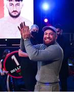 25 February 2022; UFC fighter Conor McGregor in attendance at Bellator 275 at the 3Arena in Dublin. Photo by David Fitzgerald/Sportsfile