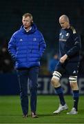 25 February 2022; Leinster head coach Leo Cullen before the United Rugby Championship match between Leinster and Emirates Lions at RDS Arena in Dublin. Photo by Harry Murphy/Sportsfile