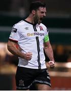 25 February 2022; Patrick Hoban of Dundalk celebrates after scoring his side's first goal during the SSE Airtricity League Premier Division match between Bohemians and Dundalk at Dalymount Park in Dublin. Photo by Michael P Ryan/Sportsfile