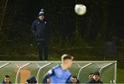 25 February 2022; Suspended Finn Harps manager Ollie Horgan looks on during the SSE Airtricity League Premier Division match between UCD and Finn Harps at UCD Bowl in Belfield, Dublin. Photo by Piaras Ó Mídheach/Sportsfile