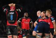 25 February 2022; Sti Sithole of Emirates Lions after his side's defeat in the United Rugby Championship match between Leinster and Emirates Lions at the RDS Arena in Dublin. Photo by Seb Daly/Sportsfile