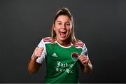 24 February 2022; Kelly Leahy poses for a portrait during a Cork City Women squad portrait session at Bishopstown Stadium in Cork. Photo by Eóin Noonan/Sportsfile