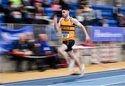 26 February 2022; Colin Doyle of Leevale AC, Cork, competing in the senior men's 200m heats during day one of the Irish Life Health National Senior Indoor Athletics Championships at the National Indoor Arena at the Sport Ireland Campus in Dublin. Photo by Sam Barnes/Sportsfile