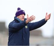 26 February 2022; Offaly manager John Maughan during the Allianz Football League Division 2 match between Offaly and Meath at Bord na Mona O'Connor Park in Tullamore, Offaly. Photo by Michael P Ryan/Sportsfile