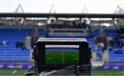 26 February 2022; A general view of Energia Park through a television camera before the Energia Women's All-Ireland League Final match between Blackrock College and Railway Union at Energia Park in Dublin. Photo by Ben McShane/Sportsfile