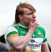 26 February 2022; Cormac Egan of Offaly after the Allianz Football League Division 2 match between Offaly and Meath at Bord na Mona O'Connor Park in Tullamore, Offaly. Photo by Michael P Ryan/Sportsfile