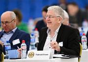 26 February 2022; Tipperary County Board secretary Tim Floyd during the GAA Congress at NUI Galway Connacht GAA Air Dome in Bekan, Mayo. Photo by Piaras Ó Mídheach/Sportsfile