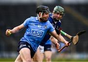 26 February 2022; Donal Burke of Dublin in action against Paddy Cadell of Tipperary during the Allianz Hurling League Division 1 Group B match between Tipperary and Dublin at FBD Semple Stadium in Thurles, Tipperary. Photo by David Fitzgerald/Sportsfile