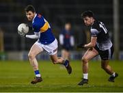 26 February 2022; Shane O'Connell of Tipperary in action against Mikey Gordon of Sligo during the Allianz Football League Division 4 match between Tipperary and Sligo at FBD Semple Stadium in Thurles, Tipperary. Photo by David Fitzgerald/Sportsfile