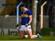 26 February 2022; Sean O'Connor of Tipperary celebrates after scoring his side's first goal during the Allianz Football League Division 4 match between Tipperary and Sligo at FBD Semple Stadium in Thurles, Tipperary. Photo by David Fitzgerald/Sportsfile