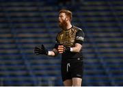 26 February 2022; Sligo goalkeeper Aidan Devaney reacts after he is adjudged to have kicked it too short for a kick out during the Allianz Football League Division 4 match between Tipperary and Sligo at FBD Semple Stadium in Thurles, Tipperary. Photo by David Fitzgerald/Sportsfile