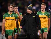 26 February 2022; Donegal manager Declan Bonner after the Allianz Football League Division 1 match between Donegal and Tyrone at MacCumhaill Park in Ballybofey, Donegal. Photo by Stephen McCarthy/Sportsfile