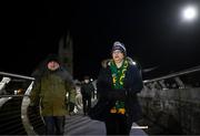 26 February 2022; Supporters arrive for the Allianz Football League Division 1 match between Donegal and Tyrone at MacCumhaill Park in Ballybofey, Donegal. Photo by Stephen McCarthy/Sportsfile