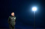 25 February 2022; Sean Hoare of Shamrock Rovers before the SSE Airtricity League Premier Division match between Derry City and Shamrock Rovers at The Ryan McBride Brandywell Stadium in Derry. Photo by Stephen McCarthy/Sportsfile