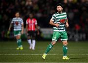 25 February 2022; Richie Towell of Shamrock Rovers during the SSE Airtricity League Premier Division match between Derry City and Shamrock Rovers at The Ryan McBride Brandywell Stadium in Derry. Photo by Stephen McCarthy/Sportsfile