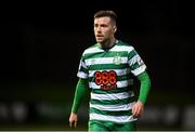 25 February 2022; Jack Byrne of Shamrock Rovers during the SSE Airtricity League Premier Division match between Derry City and Shamrock Rovers at The Ryan McBride Brandywell Stadium in Derry. Photo by Stephen McCarthy/Sportsfile