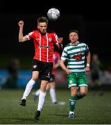 25 February 2022; Ciaron Harkin of Derry City during the SSE Airtricity League Premier Division match between Derry City and Shamrock Rovers at The Ryan McBride Brandywell Stadium in Derry. Photo by Stephen McCarthy/Sportsfile
