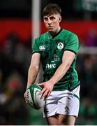 25 February 2022; Charlie Tector of Ireland during the Guinness U20 Six Nations Rugby Championship match between Ireland and Italy at Musgrave Park in Cork. Photo by Brendan Moran/Sportsfile