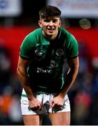 25 February 2022; Chay Mullins of Ireland during the Guinness U20 Six Nations Rugby Championship match between Ireland and Italy at Musgrave Park in Cork. Photo by Brendan Moran/Sportsfile