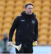 27 February 2022; Offaly manager Michael Fennelly before the Allianz Hurling League Division 1 Group A match between Offaly and Clare at Bord na Mona O'Connor Park in Tullamore, Offaly. Photo by Michael P Ryan/Sportsfile