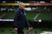 27 February 2022; Italy head coach Kieran Crowley before the Guinness Six Nations Rugby Championship match between Ireland and Italy at the Aviva Stadium in Dublin. Photo by Harry Murphy/Sportsfile