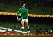 27 February 2022; Joey Carbery of Ireland before the Guinness Six Nations Rugby Championship match between Ireland and Italy at the Aviva Stadium in Dublin. Photo by Harry Murphy/Sportsfile