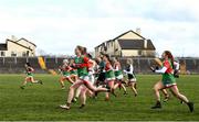 27 February 2022; Mayo players, including Hannah Reape, centre, warm-down after during the Lidl Ladies Football National League Division 1 match between Galway and Mayo at Tuam Stadium in Galway. Photo by Ben McShane/Sportsfile