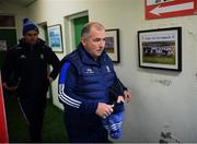 27 February 2022; Monaghan manager Séamus McEnaney before the Allianz Football League Division 1 match between Monaghan and Kerry at Inniskeen Grattans GAA Club in Monaghan. Photo by Stephen McCarthy/Sportsfile