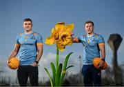 28 February 2022; UCD and Ireland rugby player Garry Ringrose, left, and his brother, UCD player Jack Ringrose, launch UCD Rugby's annual Daffodil Day collection, in aid of the Irish Cancer Society this Thursday March 3rd across the UCD Campus, as well as online. To date this annual event has raised €60,000 of vital funds for Cancer Research. The event is being run by the UCD BSc Sport & Exercise Management second year class who have assisted the Club in arranging this year’s fundraising initiatives. To donate to this year’s fundraising initiative please visit www.ucdrugby.com The Irish Cancer Society’s Daffodil Day takes place across Ireland on March 25. Photo by David Fitzgerald/Sportsfile