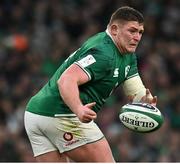 27 February 2022; Tadhg Furlong of Ireland during the Guinness Six Nations Rugby Championship match between Ireland and Italy at the Aviva Stadium in Dublin. Photo by Harry Murphy/Sportsfile