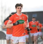 27 February 2022; Ben Crealey of Armagh during the Allianz Football League Division 1 match between Mayo and Armagh at Dr Hyde Park in Roscommon. Photo by Ramsey Cardy/Sportsfile