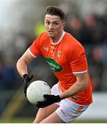 27 February 2022; Connaire Mackin of Armagh during the Allianz Football League Division 1 match between Mayo and Armagh at Dr Hyde Park in Roscommon. Photo by Ramsey Cardy/Sportsfile