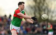 27 February 2022; Matthew Ruane of Mayo during the Allianz Football League Division 1 match between Mayo and Armagh at Dr Hyde Park in Roscommon. Photo by Ramsey Cardy/Sportsfile