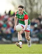 27 February 2022; Paddy Durcan of Mayo during the Allianz Football League Division 1 match between Mayo and Armagh at Dr Hyde Park in Roscommon. Photo by Ramsey Cardy/Sportsfile