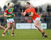 27 February 2022; Connaire Mackin of Armagh during the Allianz Football League Division 1 match between Mayo and Armagh at Dr Hyde Park in Roscommon. Photo by Ramsey Cardy/Sportsfile