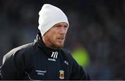 27 February 2022; Mayo coach Ciarán McDonald before the Allianz Football League Division 1 match between Mayo and Armagh at Dr Hyde Park in Roscommon. Photo by Ramsey Cardy/Sportsfile