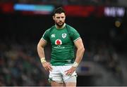 27 February 2022; Robbie Henshaw of Ireland during the Guinness Six Nations Rugby Championship match between Ireland and Italy at the Aviva Stadium in Dublin. Photo by Harry Murphy/Sportsfile