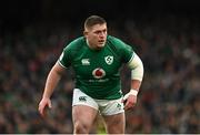 27 February 2022; Tadhg Furlong of Ireland during the Guinness Six Nations Rugby Championship match between Ireland and Italy at the Aviva Stadium in Dublin. Photo by Harry Murphy/Sportsfile