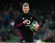 27 February 2022; Ireland defence coach Simon Easterby during the Guinness Six Nations Rugby Championship match between Ireland and Italy at the Aviva Stadium in Dublin. Photo by Harry Murphy/Sportsfile