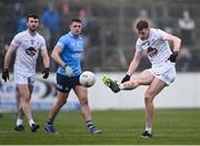 27 February 2022; Aaron Masterson of Kildare during the Allianz Football League Division 1 match between Kildare and Dublin at St Conleth's Park in Newbridge, Kildare. Photo by Piaras Ó Mídheach/Sportsfile