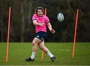 28 February 2022; John McKee during Leinster Rugby squad training at UCD in Dublin. Photo by Harry Murphy/Sportsfile