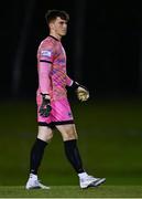 25 February 2022; UCD goalkeeper Lorcan Healy during the SSE Airtricity League Premier Division match between UCD and Finn Harps at UCD Bowl in Belfield, Dublin. Photo by Piaras Ó Mídheach/Sportsfile