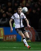 25 February 2022; Daniel Kelly of Dundalk during the SSE Airtricity League Premier Division match between Bohemians and Dundalk at Dalymount Park in Dublin. Photo by Michael P Ryan/Sportsfile