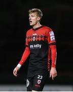25 February 2022; Kris Twardek of Bohemians during the SSE Airtricity League Premier Division match between Bohemians and Dundalk at Dalymount Park in Dublin. Photo by Michael P Ryan/Sportsfile