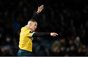 25 February 2022; Referee Craig Evans during the United Rugby Championship match between Leinster and Emirates Lions at the RDS Arena in Dublin. Photo by Seb Daly/Sportsfile