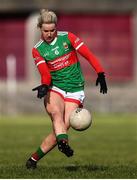 27 February 2022; Fiona McHale of Mayo during the Lidl Ladies Football National League Division 1 match between Galway and Mayo at Tuam Stadium in Galway. Photo by Ben McShane/Sportsfile
